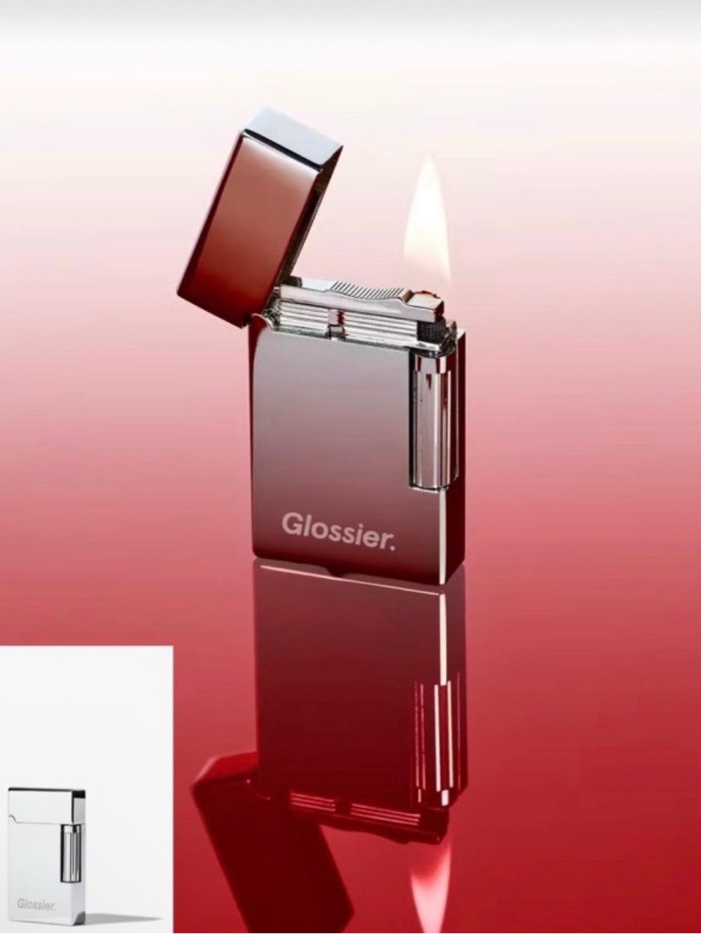 NIB Glossier Holiday Limited Edition Lighter